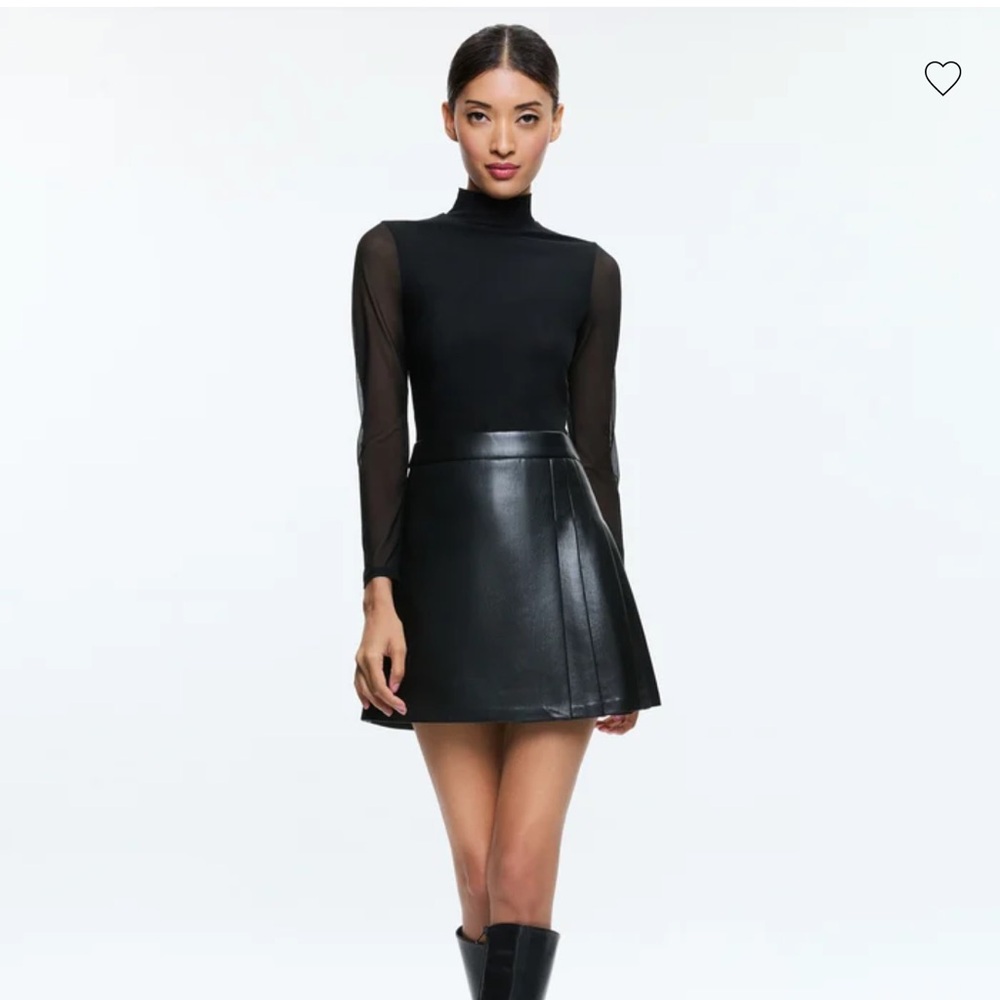 Alice + Olivia Black mini dress